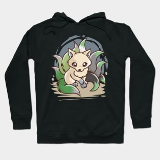 Aromantic Cute Kitsune Hoodie